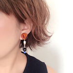 べっ甲×ブラックearring