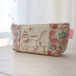 刺繍 ペンケース【ねこ こねこ】