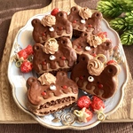 KUMAショコラマカロンcharm🧸🍫