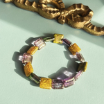 50㌫オフ【1連15コセット】JIRI＊IVANA#czech beads#チェコビーズ　rectangle14✖️13㍉ mixassort luster