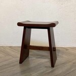 ウリン材 無垢 木製ベンチスツール Type2