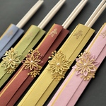 華やか　祝箸袋　5膳　本柳箸付き