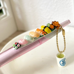 ミニチュア　お寿司🍣のボールペン（ピンク）・お茶付