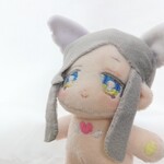 無属性 ぬいぐるみ 12cm 天使のはね グレー　推しぬい