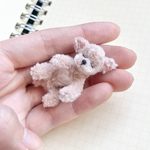 【現物販売】すやすやトイプードル クリーム♡ミニチュア 犬 ぬいぐるみ