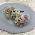 アジサイ　髪飾り（オレガノパープル）　2本セット