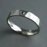 刻印♦︎アレキサンドライトのリング♦︎天然石♦誕生石♦サージカルステンレス【kotobuki】