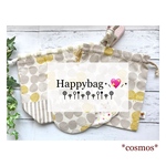⋆⸜💖️⸝‍⋆Happy  bag⋆⸜💖️⸝‍⋆福袋🌈プチギフトにも❣️送料無料𖤣𖥧𖥣｡Happybagｰ②【春色巾着セット♡イエロー】
