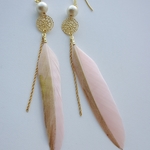 フェザーピアス 羽ピアス /イヤリング