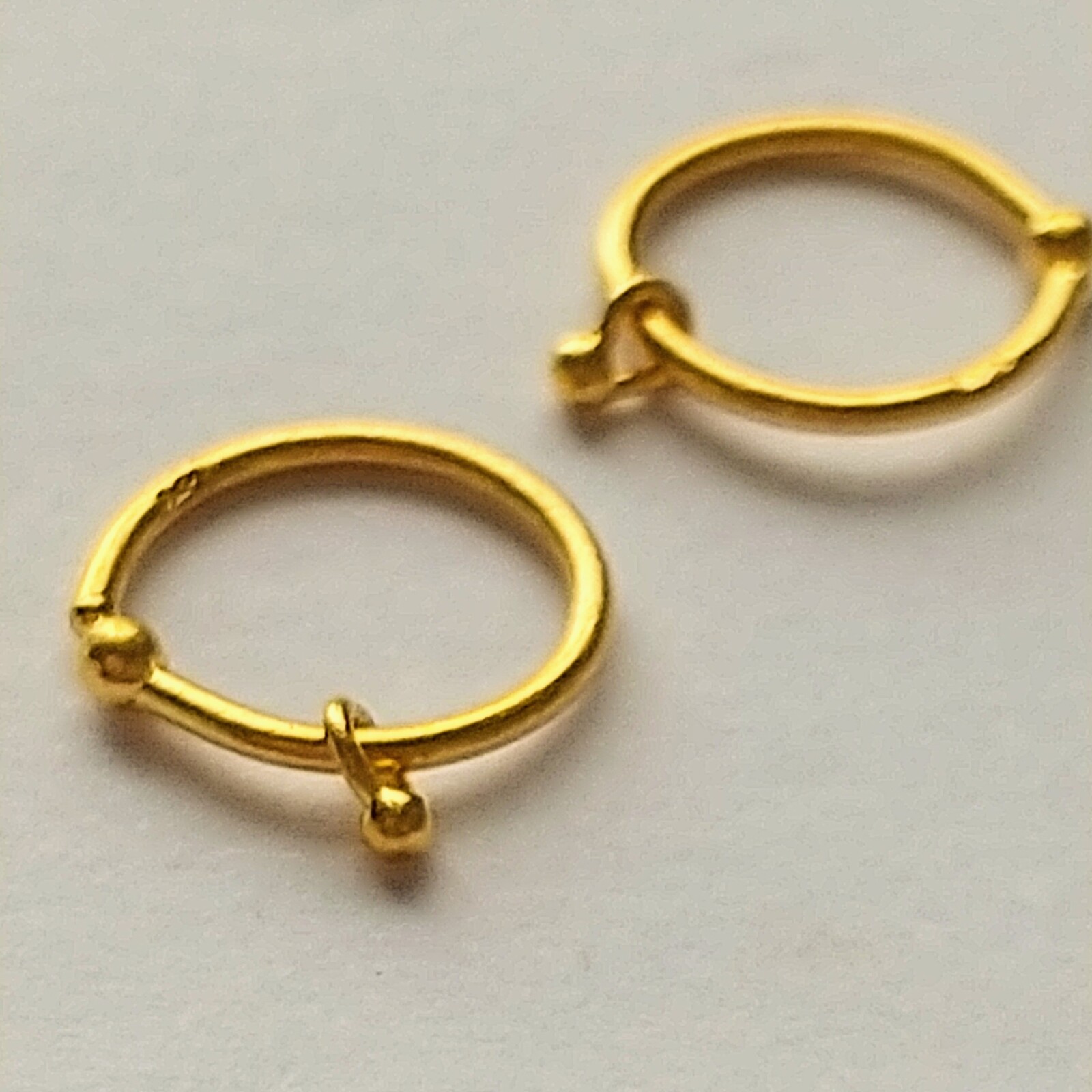 K24純金 & Pt999純プラチナ 10mm round チャーム - STUDIO LEAF