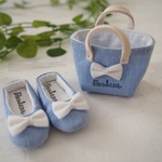 ＊小さなバッグとシューズ＊ブルー＊