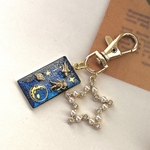 宇宙と星のキーホルダー