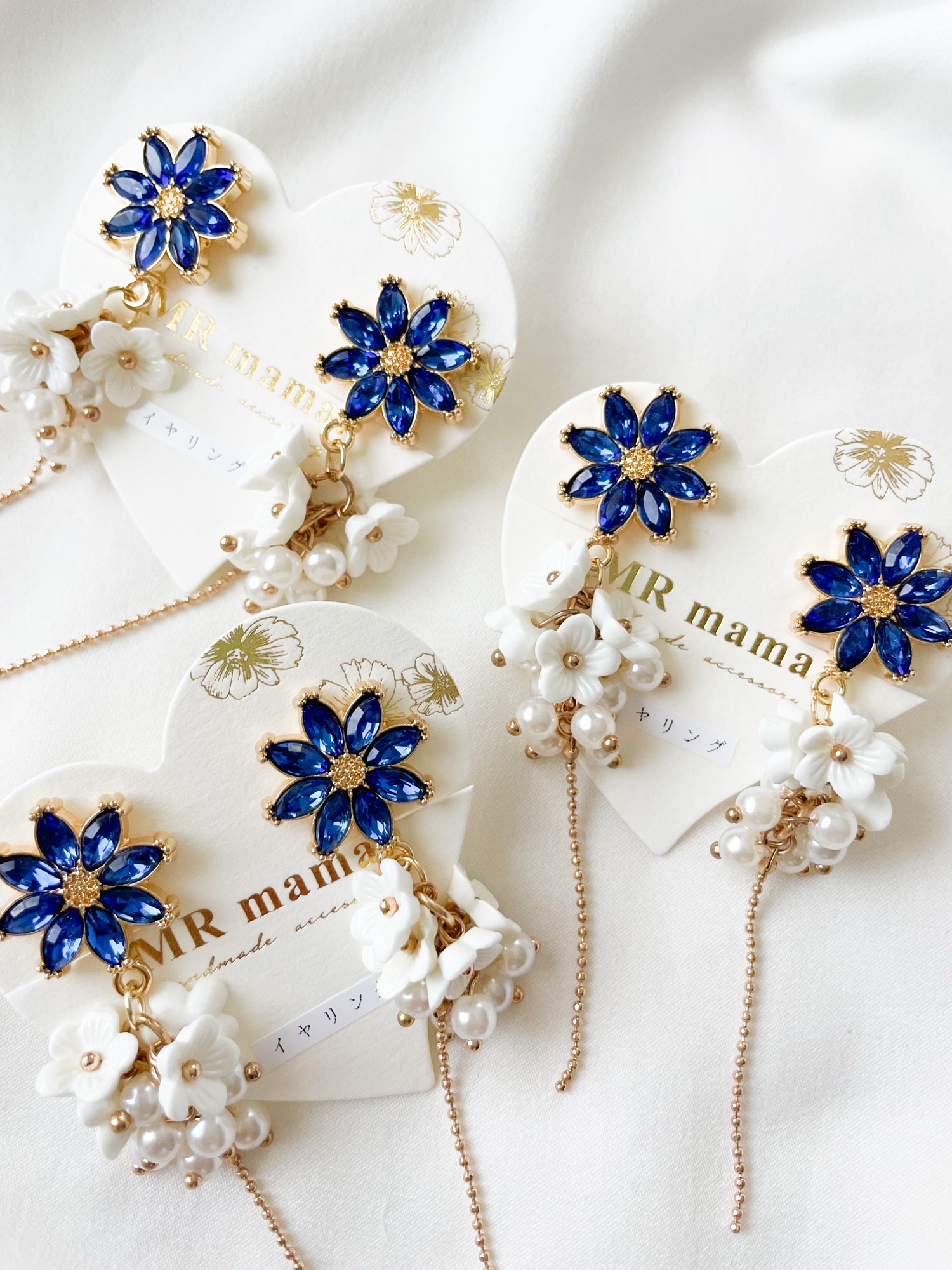ﾋﾟｱｽ/ｲﾔﾘﾝｸﾞ)ドライフラワー 薔薇 × かすみ草 プリザーブド