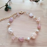 ローズクォーツ天然石の愛と癒しのブレスレット