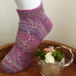 ★☆手編みのソックス(洗濯機で洗えます♪)☆★