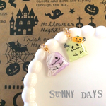 再販★ハロウィン☆仮装オバケのピアス