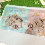 ケース 文房具　ジッパー　ファイル 書類入れ　ファスナー チャック ジッパー クリア A4 