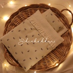 再販𖧷22cmドールサイズ🫧フリル付き花柄お布団3点セット🫧