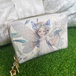 カラビナつき ポーチ ケース 収納 小物入れ おでかけ イヤホン アクセサリー ヘアゴム 薬 鍵 充電ケーブル 