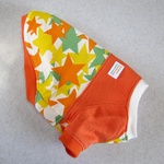 ☆Sale☆M（胸40）カモフラ星柄（カラフル系）の切替袖付き♪