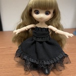 オビツ11 黒ドレス