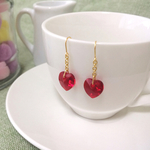 スワロフスキーシャムハートピアス♡*｡ﾟ