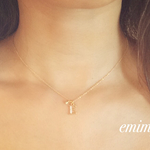 Initial Crystal Necklace