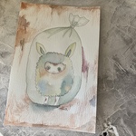 つかまっちゃった　(原画)