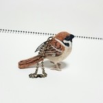 【webbyさまご注文品】まるコロすずめストラップ