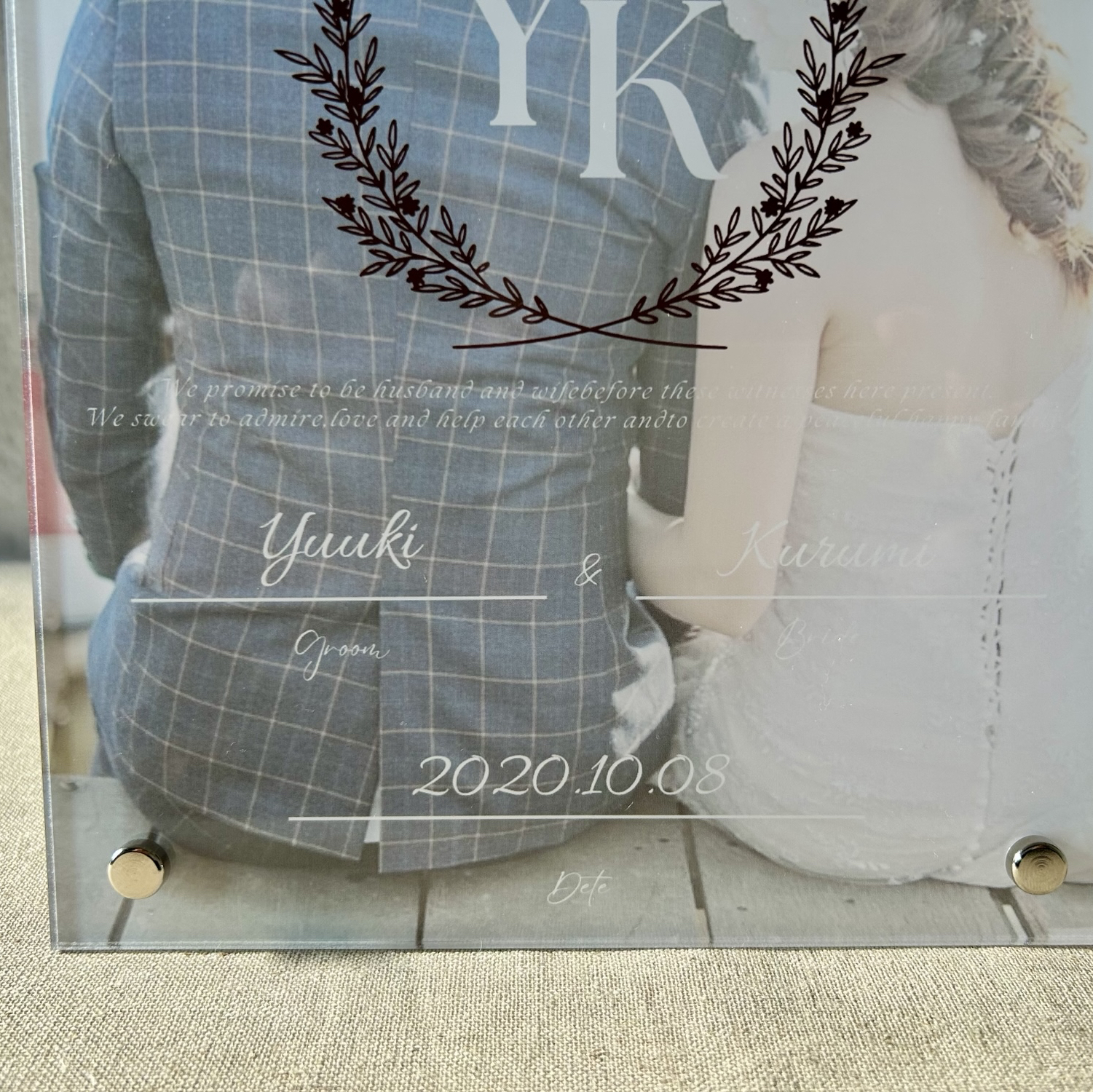 23様用 ♡ ウェディング 結婚証明書 リングピロー ウエディングA-25 23様用 ♡ ウェディング 結婚証明書 リングピロー ウエディングA
