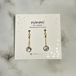 レジンアクセサリー　小粒の揺れる華奢イヤーアクセサリー