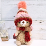 冬支度・もこクマ(モカ)