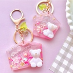 サクラサク🌸桜のお守りキーホルダー🌸シャカシャカレジンキーホルダー　絵馬型　受験のお守り　合格祈願　女の子　バッグチャーム