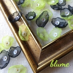 🆕20pcs)【パーツ】mini frill flower parts #2