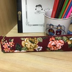 えんじゴブラン❤️大人可愛いペンケーススリム