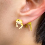 インパクトがすごい！リアルすぎ注意！？🦎トカゲ刺さりピアス