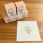 踊るくまはんこ