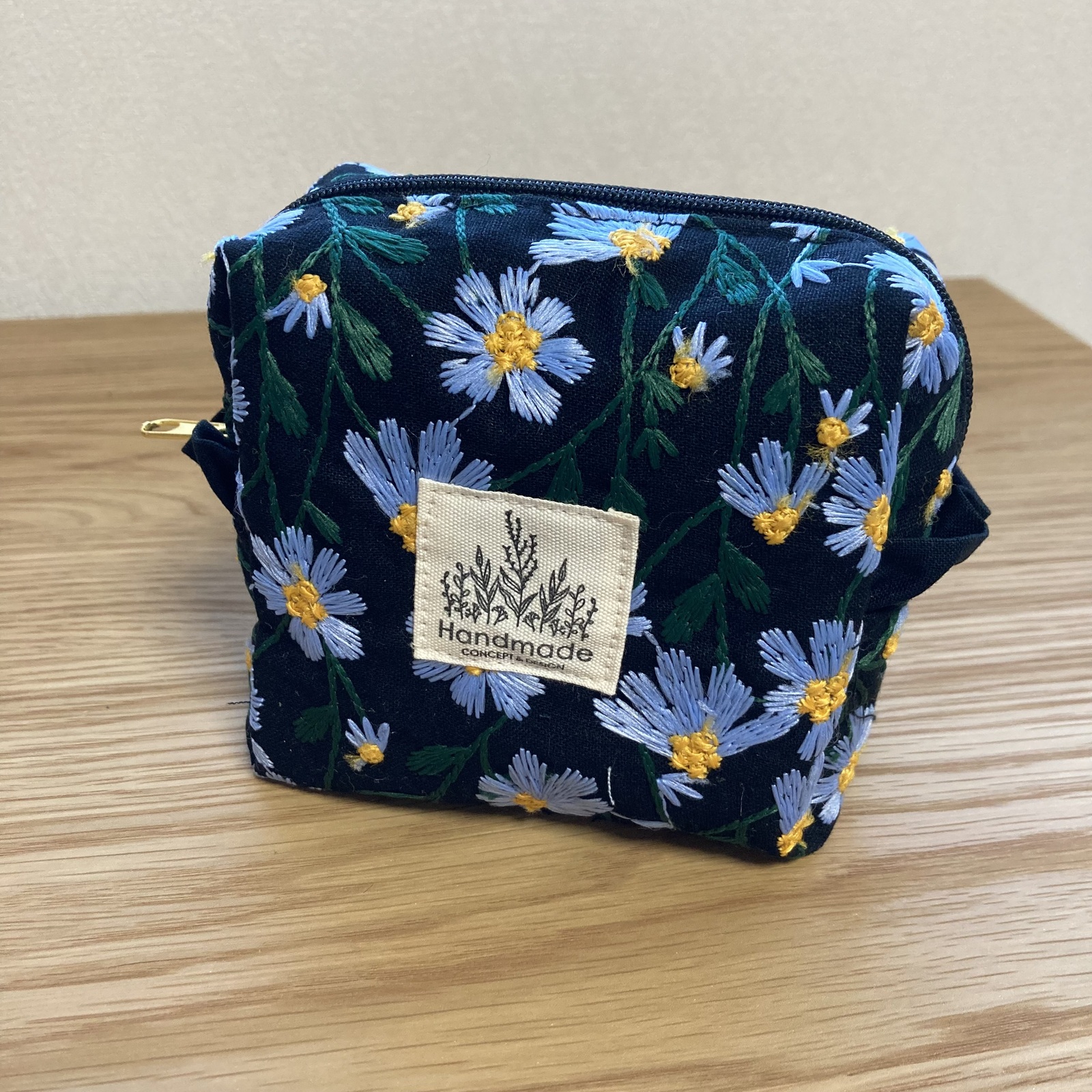 巾着 袋 ハンドメイド ドナルド こぼす デイジー ビンテージシーツ 