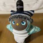 ねこみみ帽子（紺ミックス）