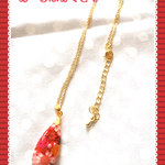 お花の雫ペンダント