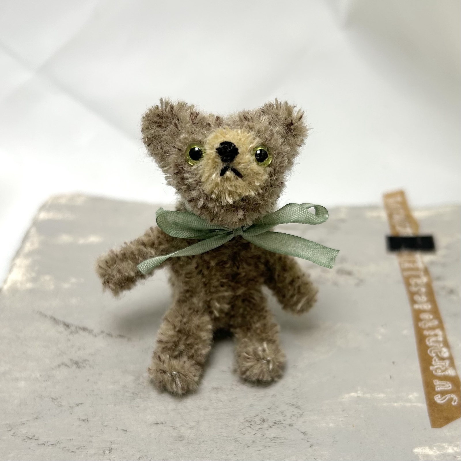 E01_ ゾウさん☆10cm☆誕生石付 モールベア モールアート アニマル