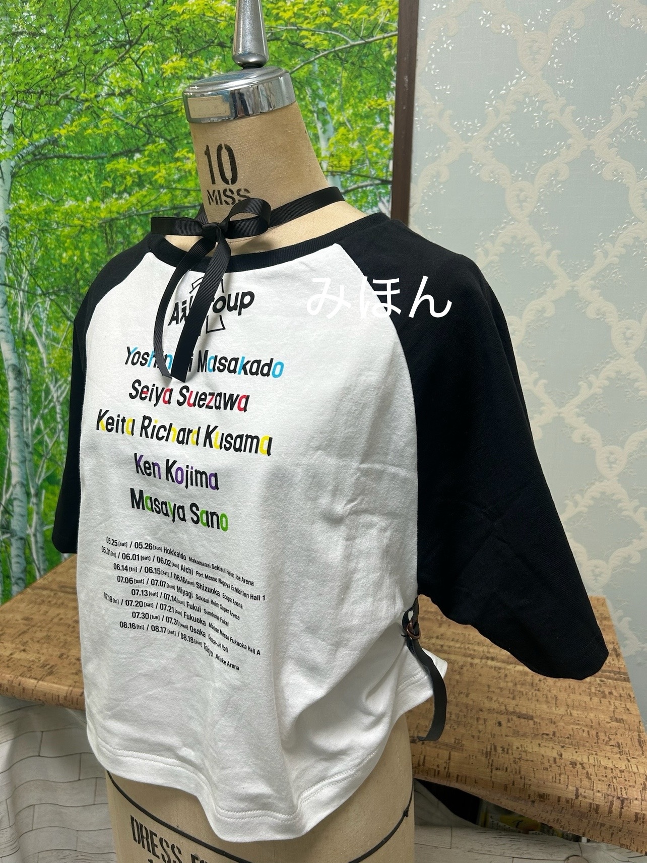 推しTシャツ　材料持ち込みリメイクオーダー 推し活 ライブTシャツ Tシャツアレンジ Tシャツリメイク