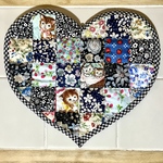 SALE⭐︎ネコさんのハートのポットホルダー💙