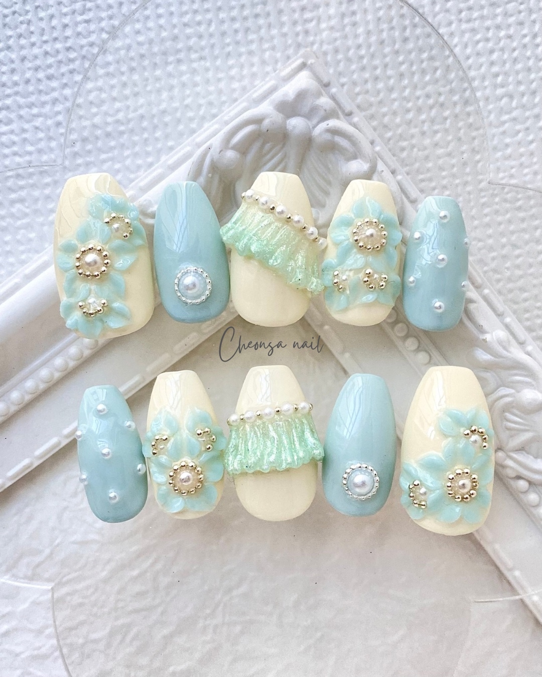 おまかせフルオーダーネイルチップ - Cheonsa nail / チョンサネイル