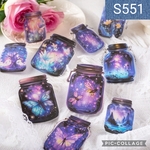 S551★bottle world★PET素材シール6種類セット