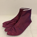 期間限定値下げ！【24.5cmレディース】ライトパープル⭐︎ 色柄足袋一点物