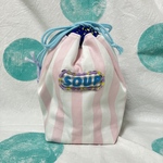 保冷巾着「SOUP」✨️ ランチの時も派手かわ🍽 一点物 あけおめSALE 2800⇒2200円