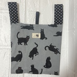 黒猫のエコバッグ☆