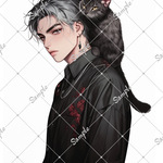ℳ. xoxoshop オリジナル人物ステッカー