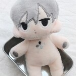 無属性ぬいぐるみ 12cm きょむ グレー　推しぬい